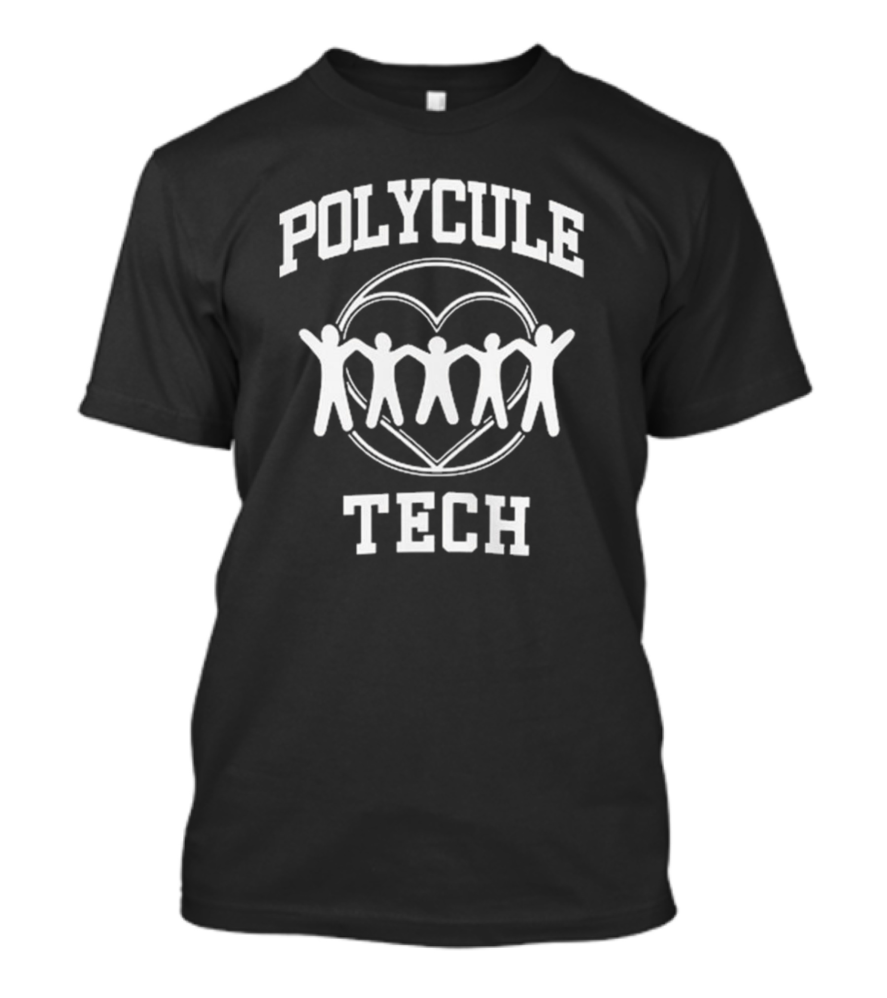Polycule Tech Heart Chain Community T-Shirt