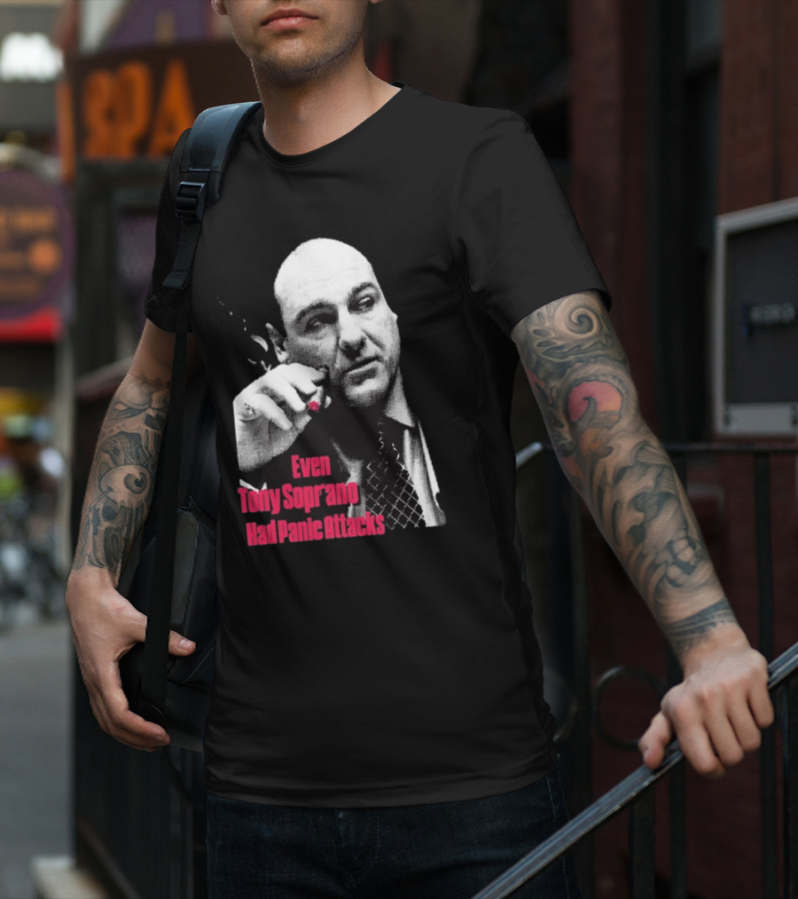 Even Tony Soprano Had Panic Attacks Iconic Image T-Shirt