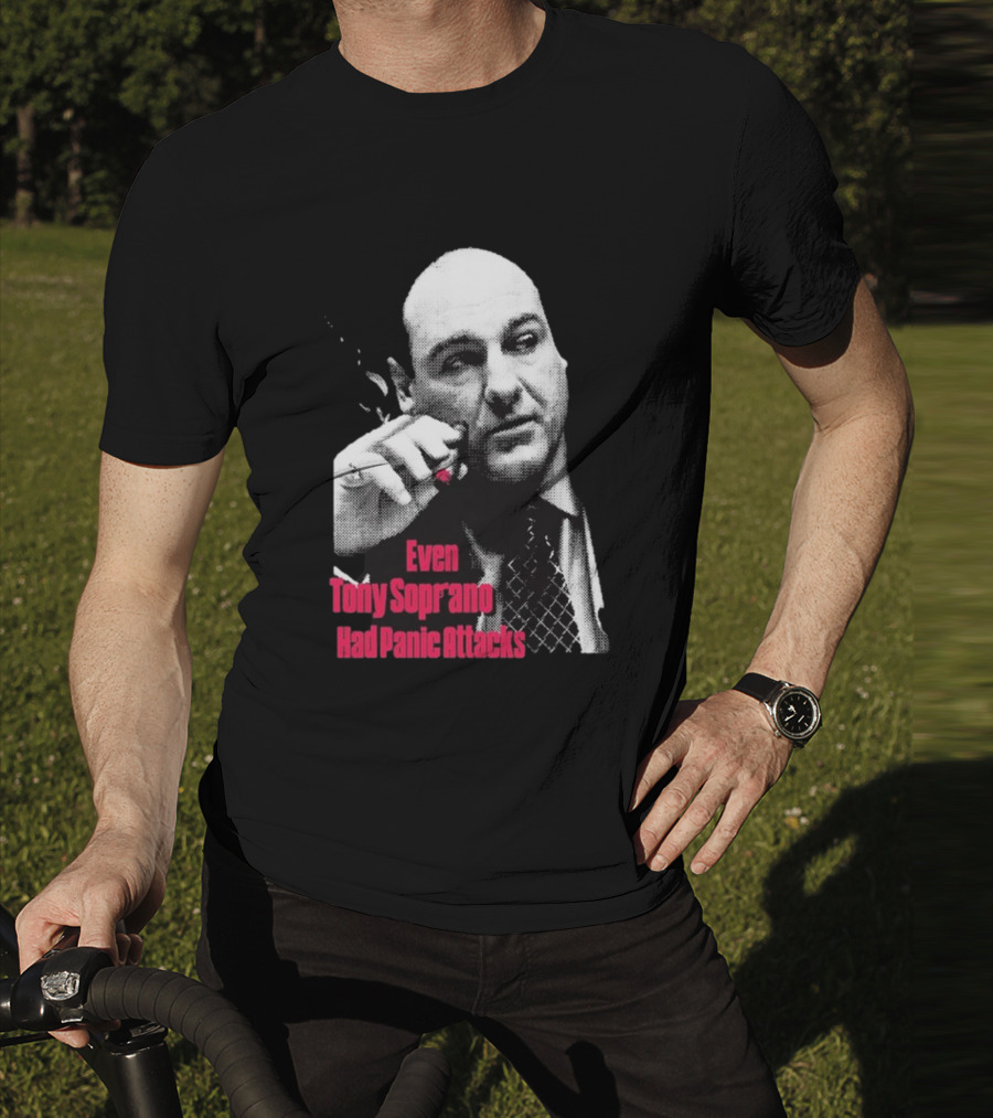 Even Tony Soprano Had Panic Attacks Iconic Image T-Shirt
