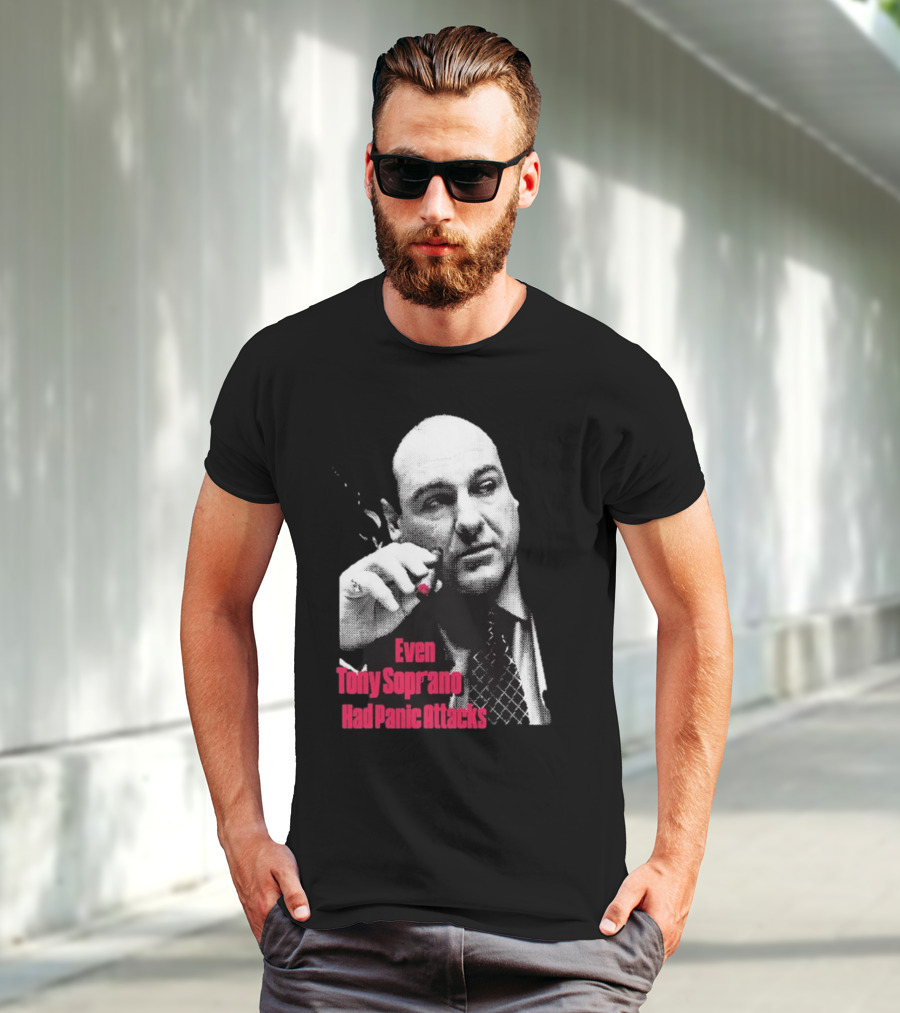 Even Tony Soprano Had Panic Attacks Iconic Image T-Shirt
