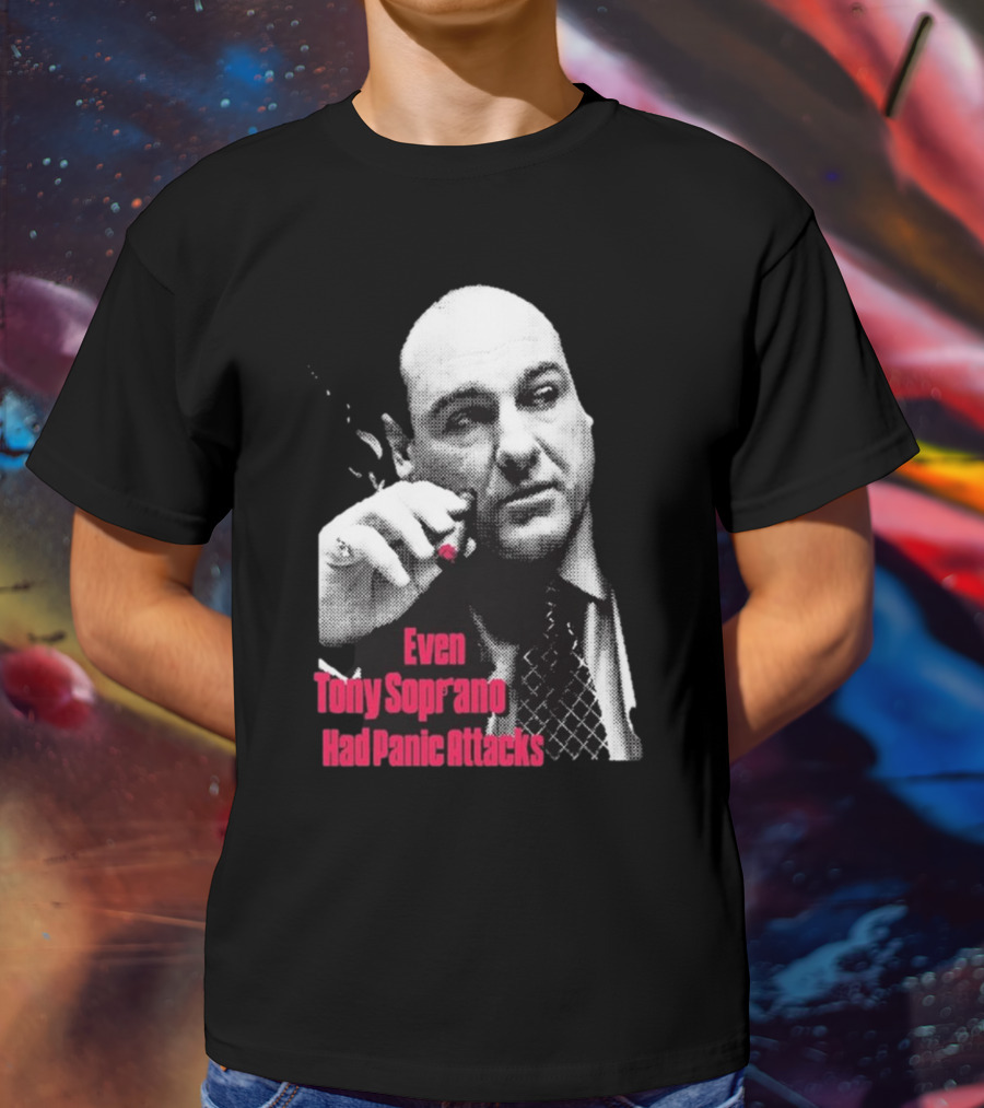 Even Tony Soprano Had Panic Attacks Iconic Image T-Shirt