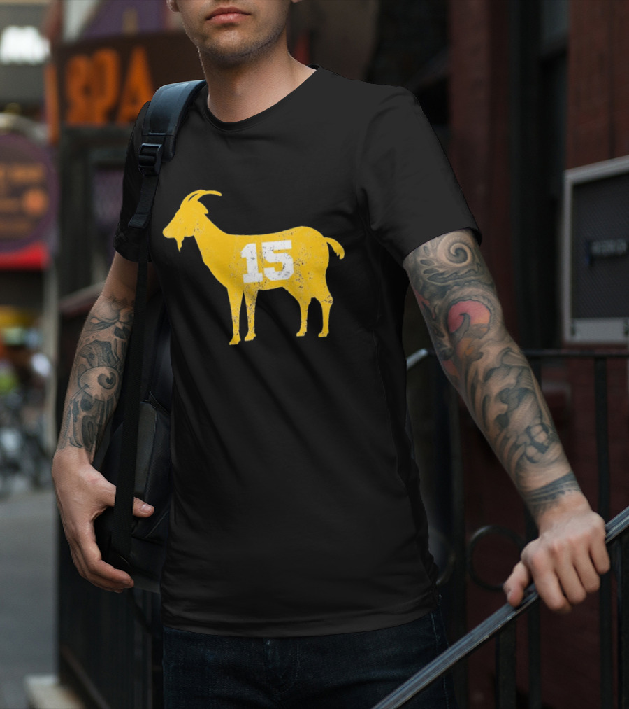 Goat 15 Yellow Silhouette Toddler Fine Jersey T-Shirt