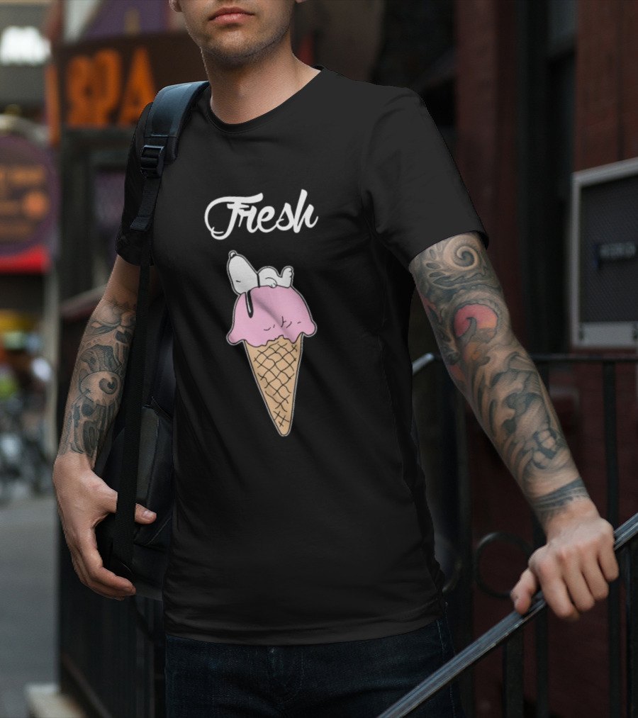 Fresh Snoopy Ice Cream Cone T-Shirt