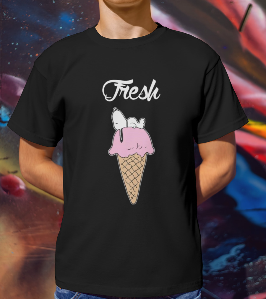 Fresh Snoopy Ice Cream Cone T-Shirt
