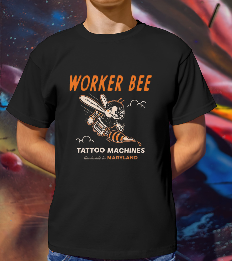 Worker Bee Tattoo Machines Handmade In Maryland T-Shirt