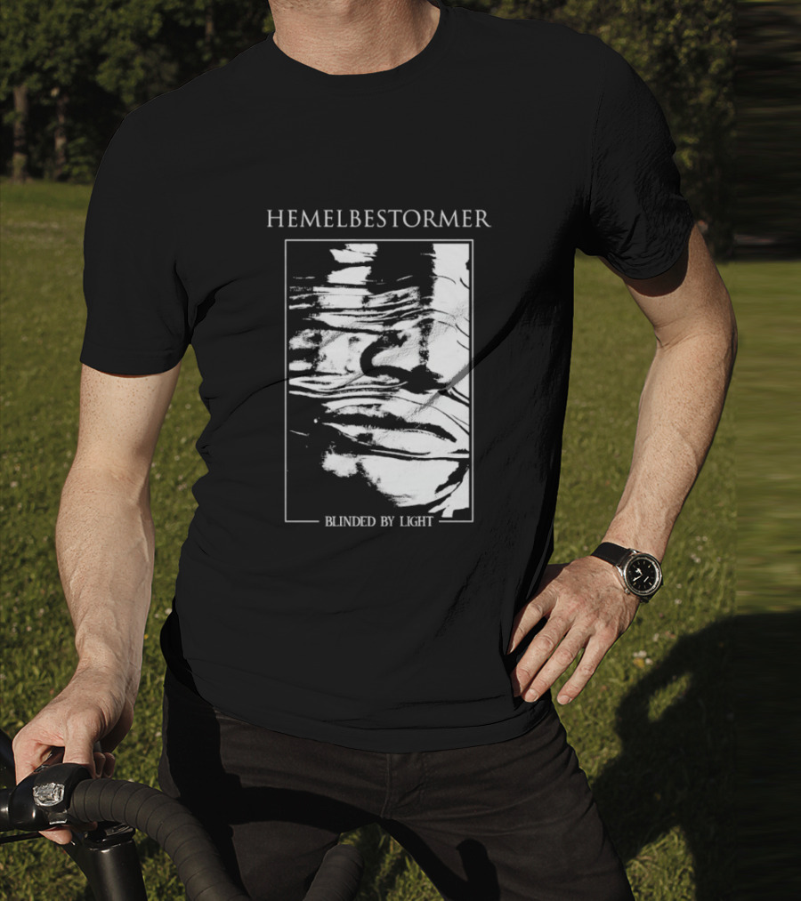 Hemelbestormer Blinded By Light Abstract Black And White Graphic T-Shirt