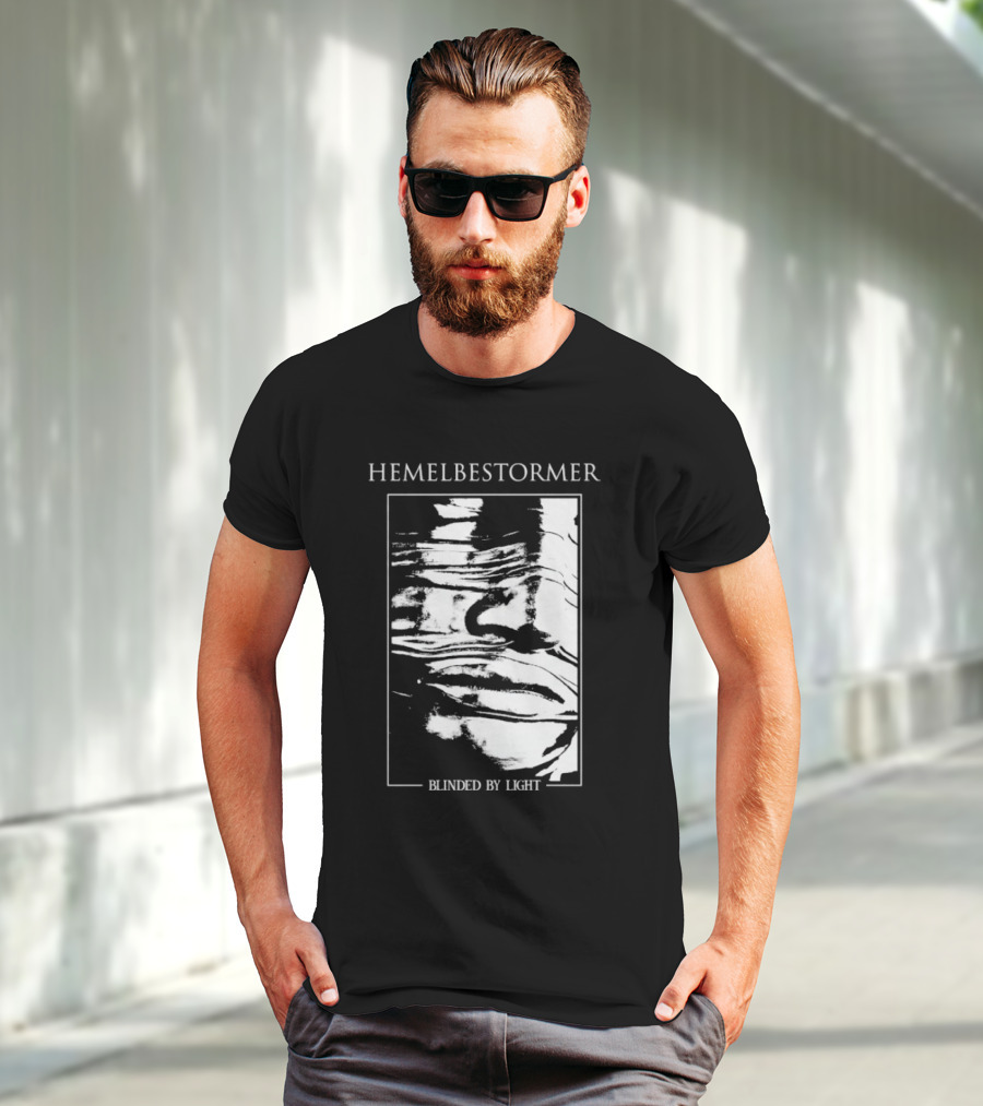 Hemelbestormer Blinded By Light Abstract Black And White Graphic T-Shirt
