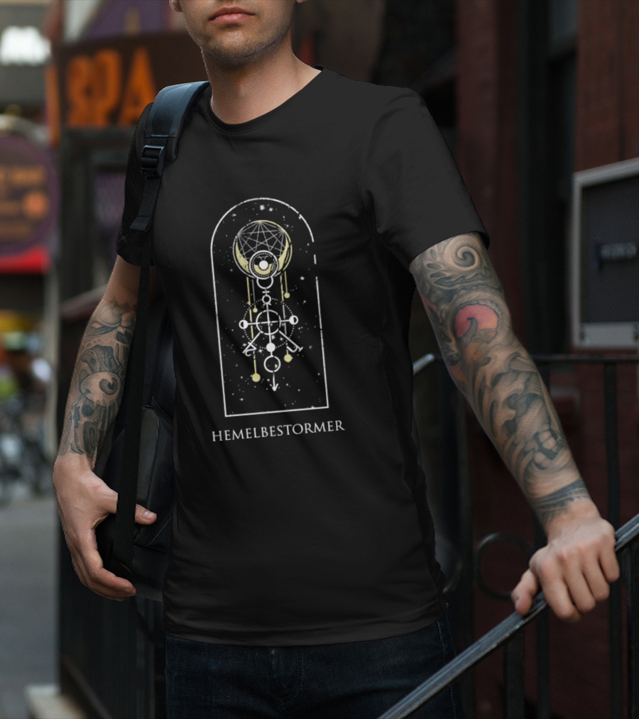 Hemelbestormer Celestial Symbols In The Radiant Veil T-Shirt