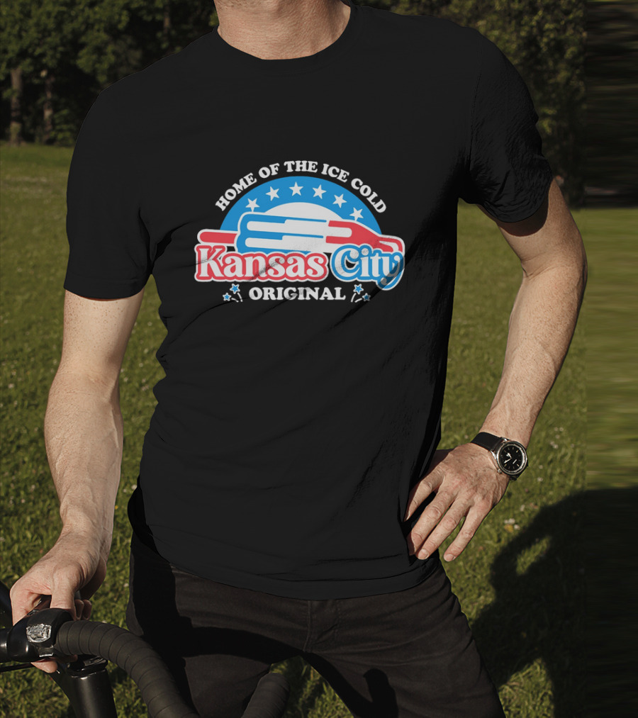 Home Of The Ice Cold Kansas City Original Popsicle Stars T-Shirt