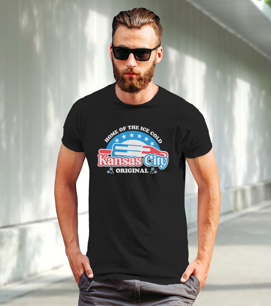 Home Of The Ice Cold Kansas City Original Popsicle Stars T-Shirt