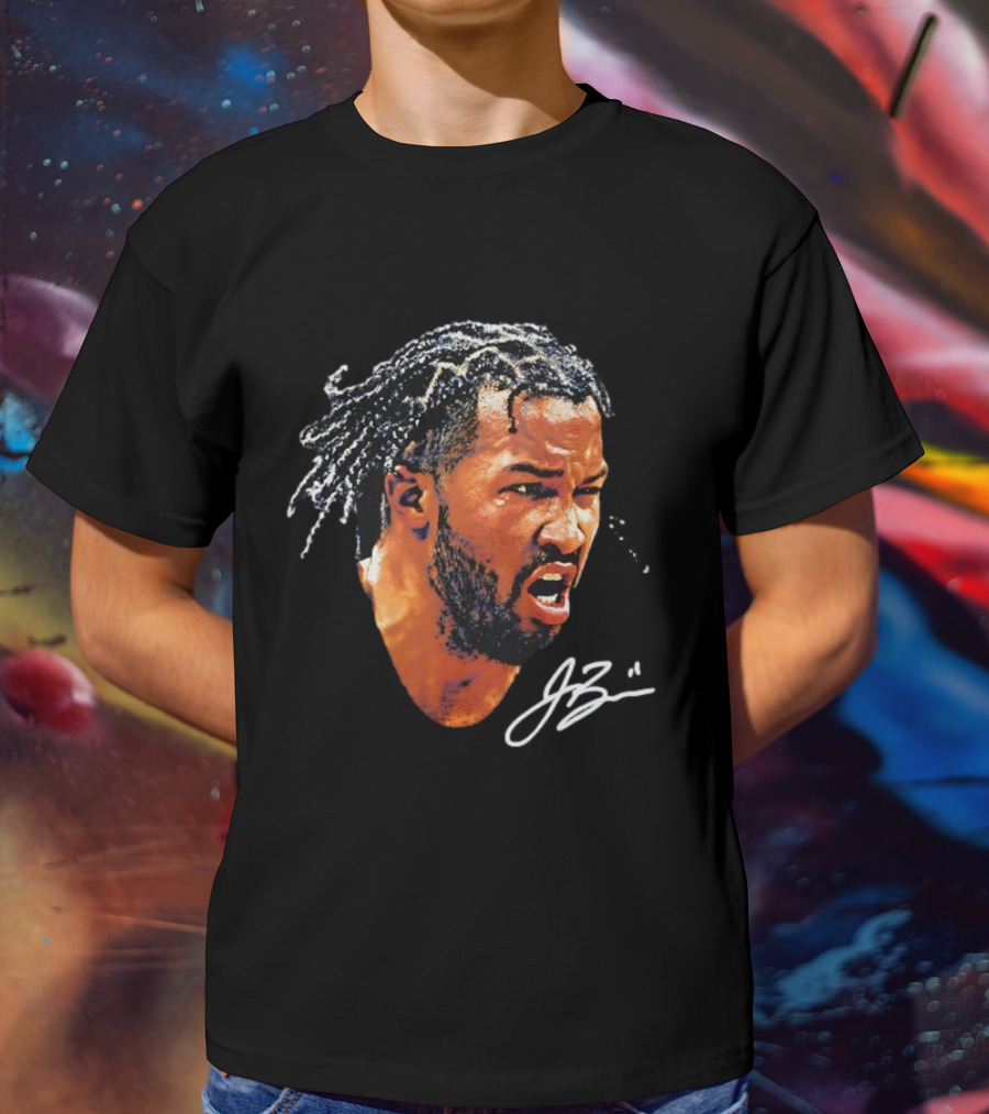 NBA Jalen Brunson Big Face Signature JB T-Shirt