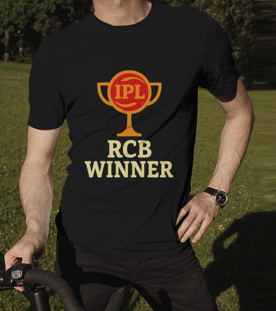 IPL RCB Winner Trophy Celebration T-Shirt