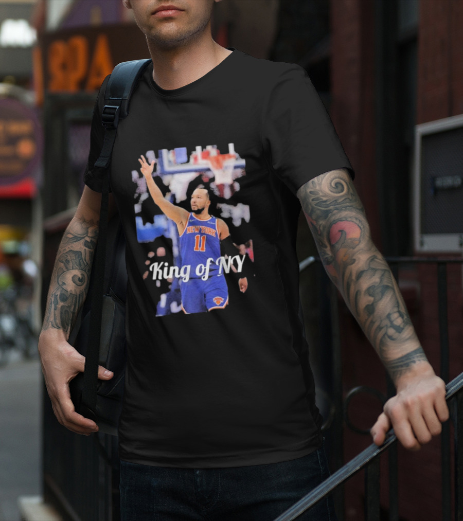 Jalen Brunson 11 New York Knicks King Of NY T-Shirt
