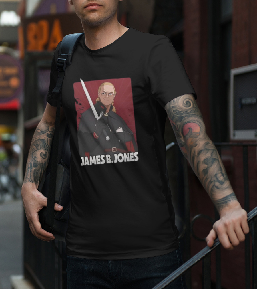 James B. Jones Anime Sword Warrior T-Shirt