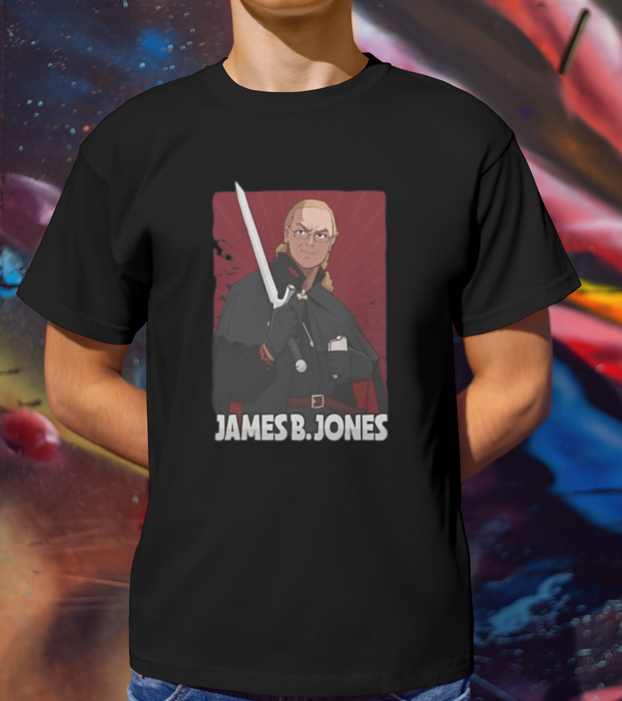 James B. Jones Anime Sword Warrior T-Shirt