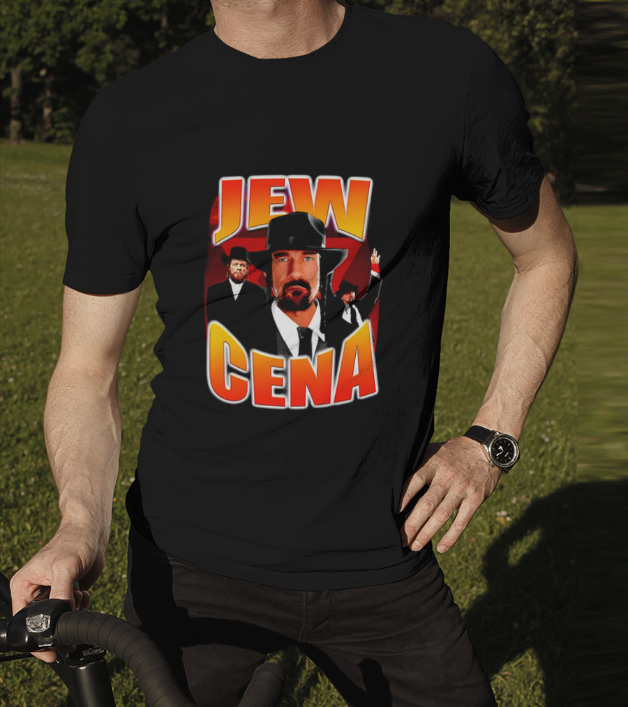 Jew Cena Fedora Hat Jewish Attire Ensemble T-Shirt