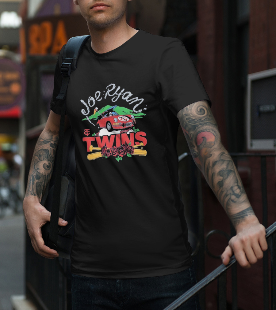 Joe Ryan Grateful Dead Road Trip Minnesota Twins Baseball Roses T-Shirt