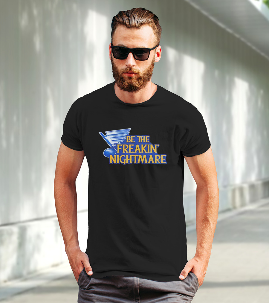 Jon Gruden Be The Freakin’ Nightmare St. Louis Blues Thank You T-Shirt