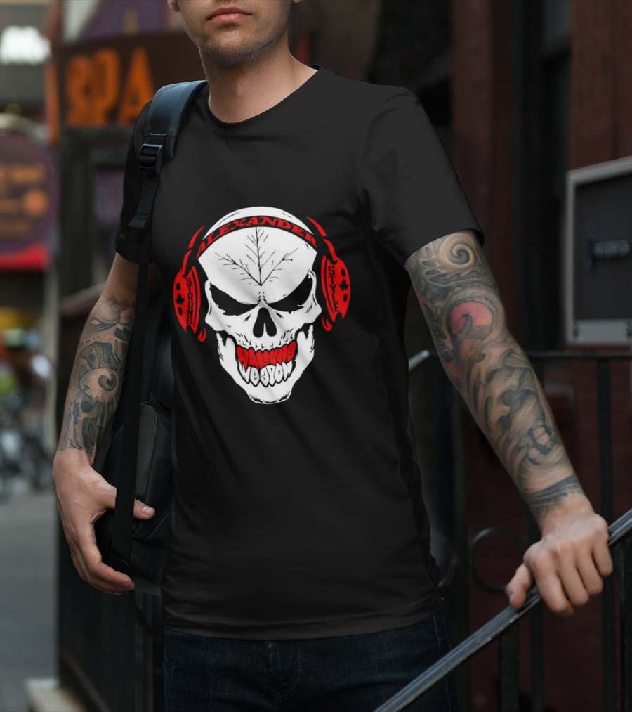 Josh Alexander Strong Style Walking Weapon Skull T-Shirt