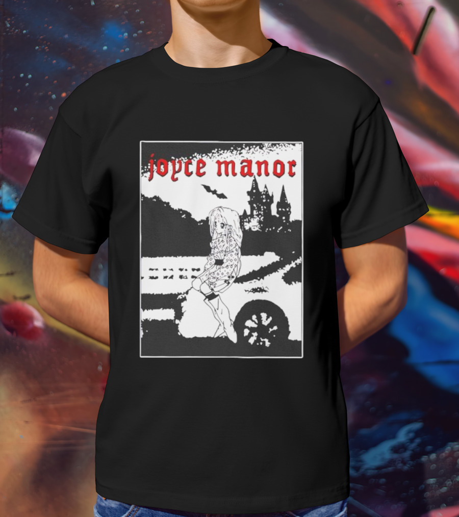 Joyce Manor Castle Anime Girl And Bat T-Shirt