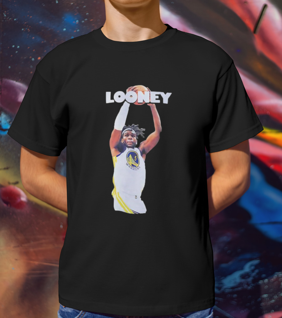 Looney Basketball Action Golden State Warriors 5 T-Shirt
