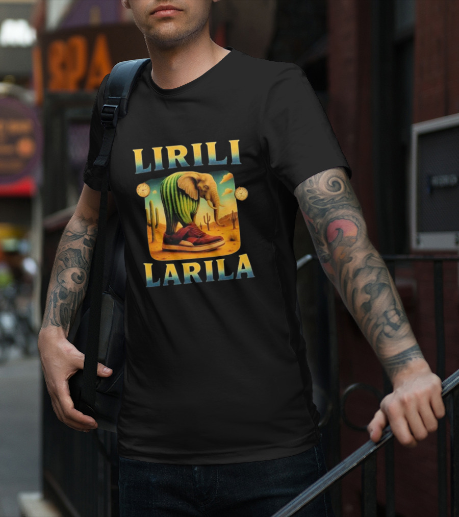 Lirili Larila Elephant Cactus Sneakers Desert S T-Shirt