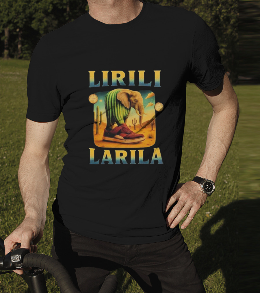 Lirili Larila Elephant Cactus Sneakers Desert S T-Shirt