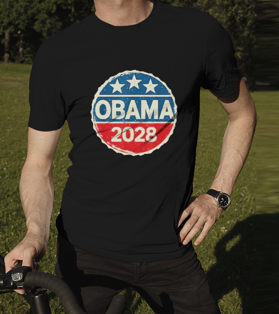 Lisa Guerrero Obama 2028 Three Star Blue Red T-Shirt