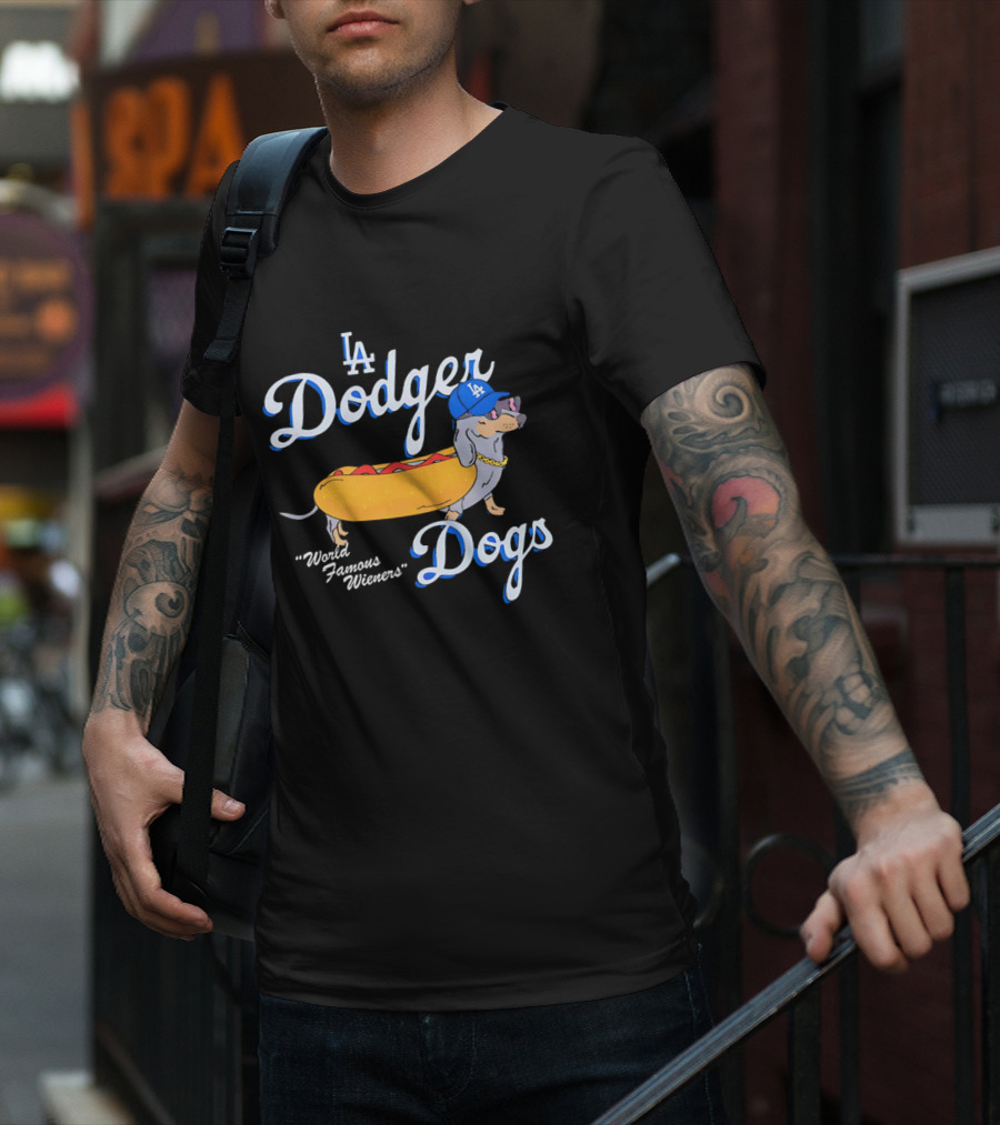 LA Dodger Dogs World Famous Wieners T-Shirt