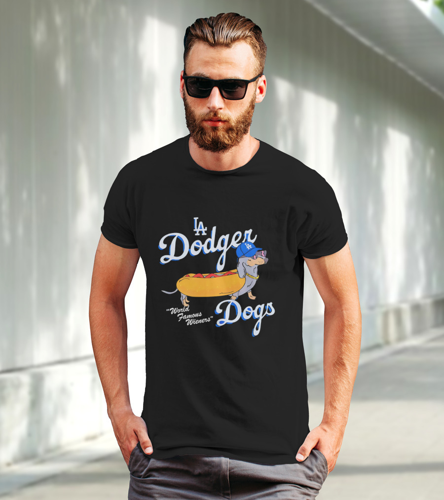 LA Dodger Dogs World Famous Wieners T-Shirt