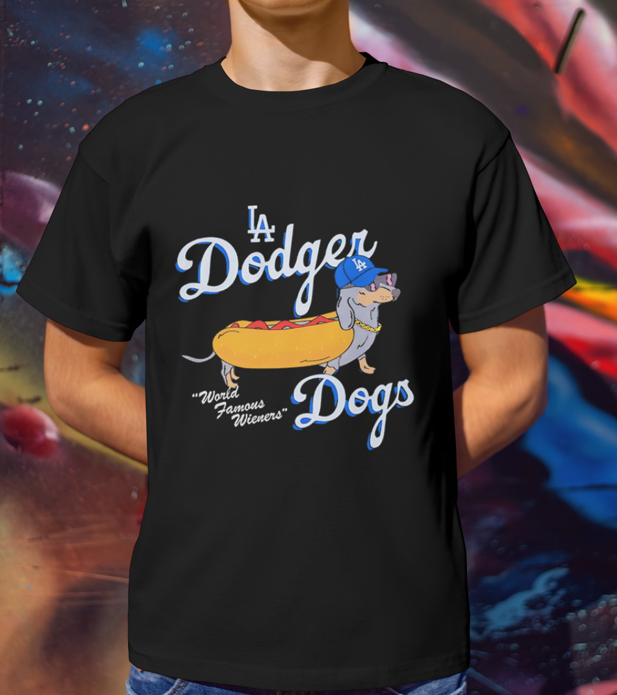 LA Dodger Dogs World Famous Wieners T-Shirt