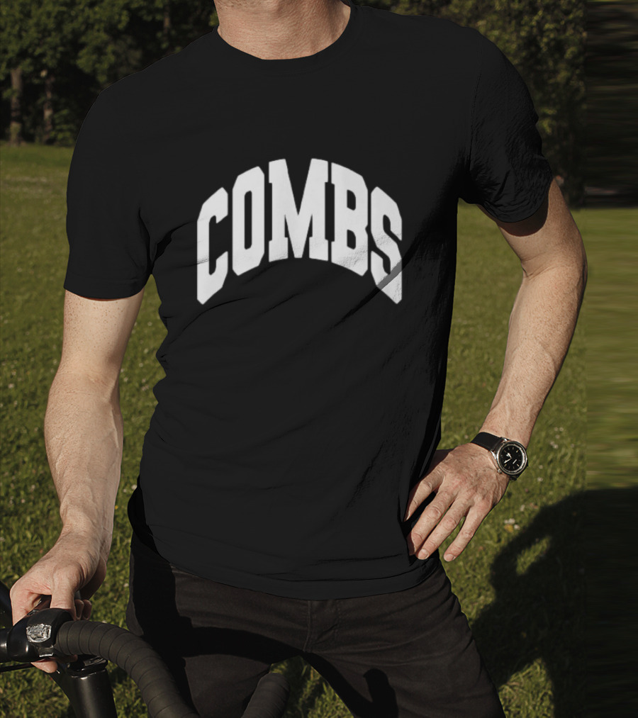 Luke Combs Merch Combs Arched 3D Lettering T-Shirt