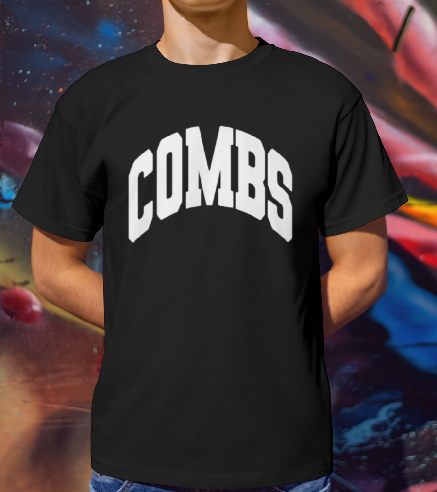 Luke Combs Merch Combs Arched 3D Lettering T-Shirt