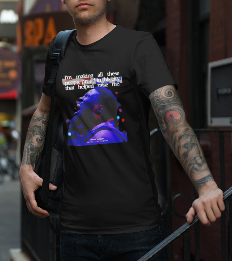 I’m Making All These People Proud Malik Beasley The Players' Tribune T-Shirt