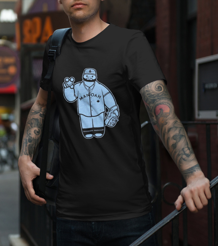 Manoah 6 Baseball Character Sports Graphic T-Shirt