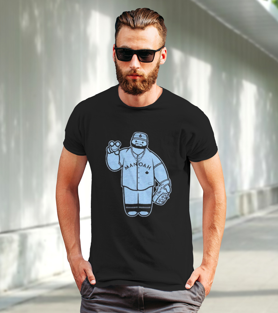 Manoah 6 Baseball Character Sports Graphic T-Shirt