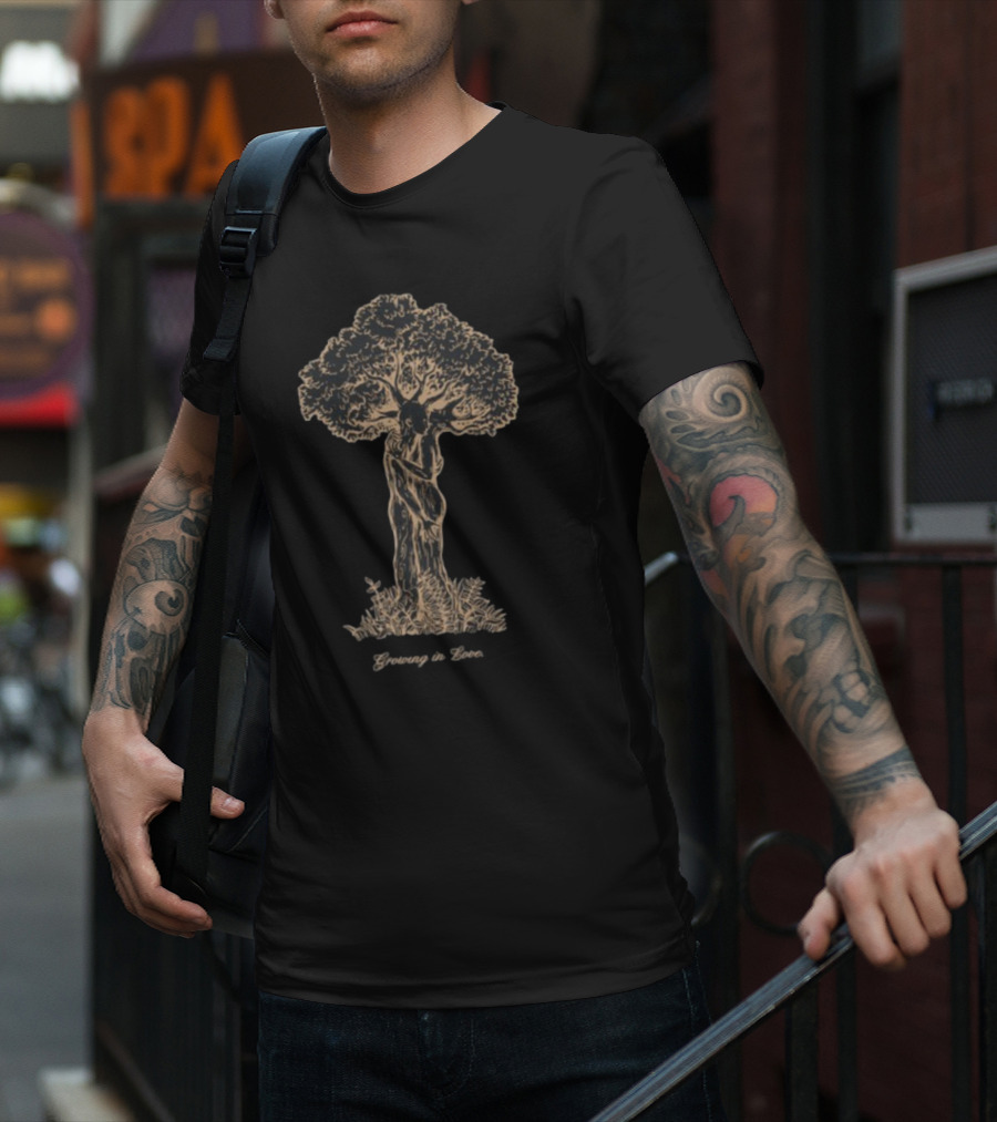 Marcosalvarado Growing In Love Embrace Tree Art T-Shirt