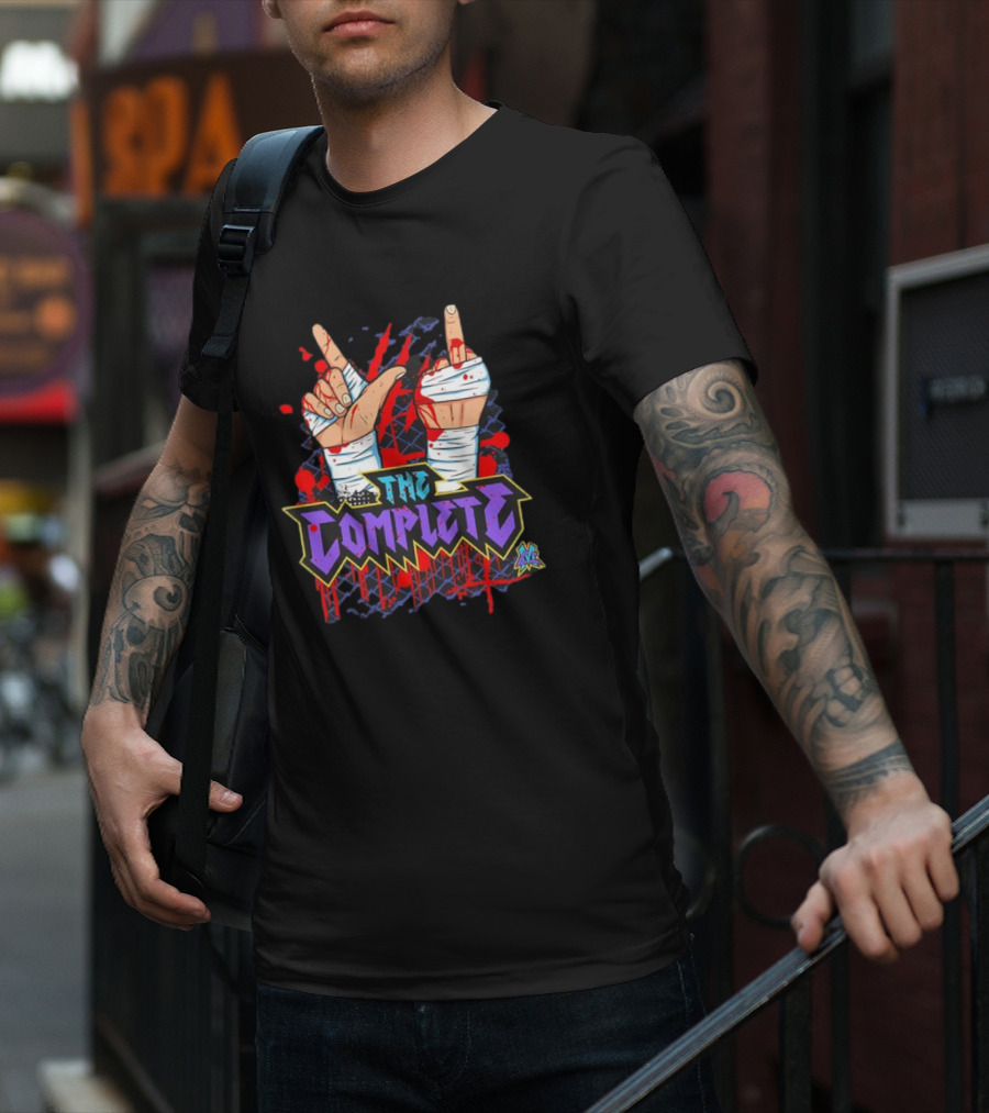 The Complete Matt Cardona Wrestling Tribute With Bloody Bandaged Hands T-Shirt