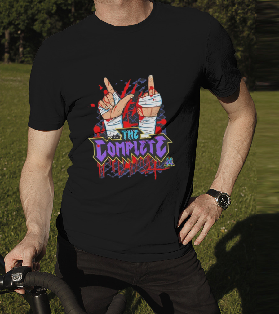 The Complete Matt Cardona Wrestling Tribute With Bloody Bandaged Hands T-Shirt