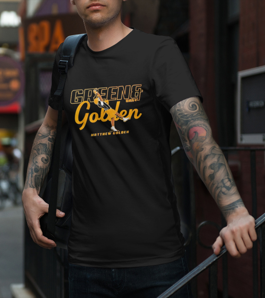 Green And Golden Matthew Golden Catch 88 T-Shirt