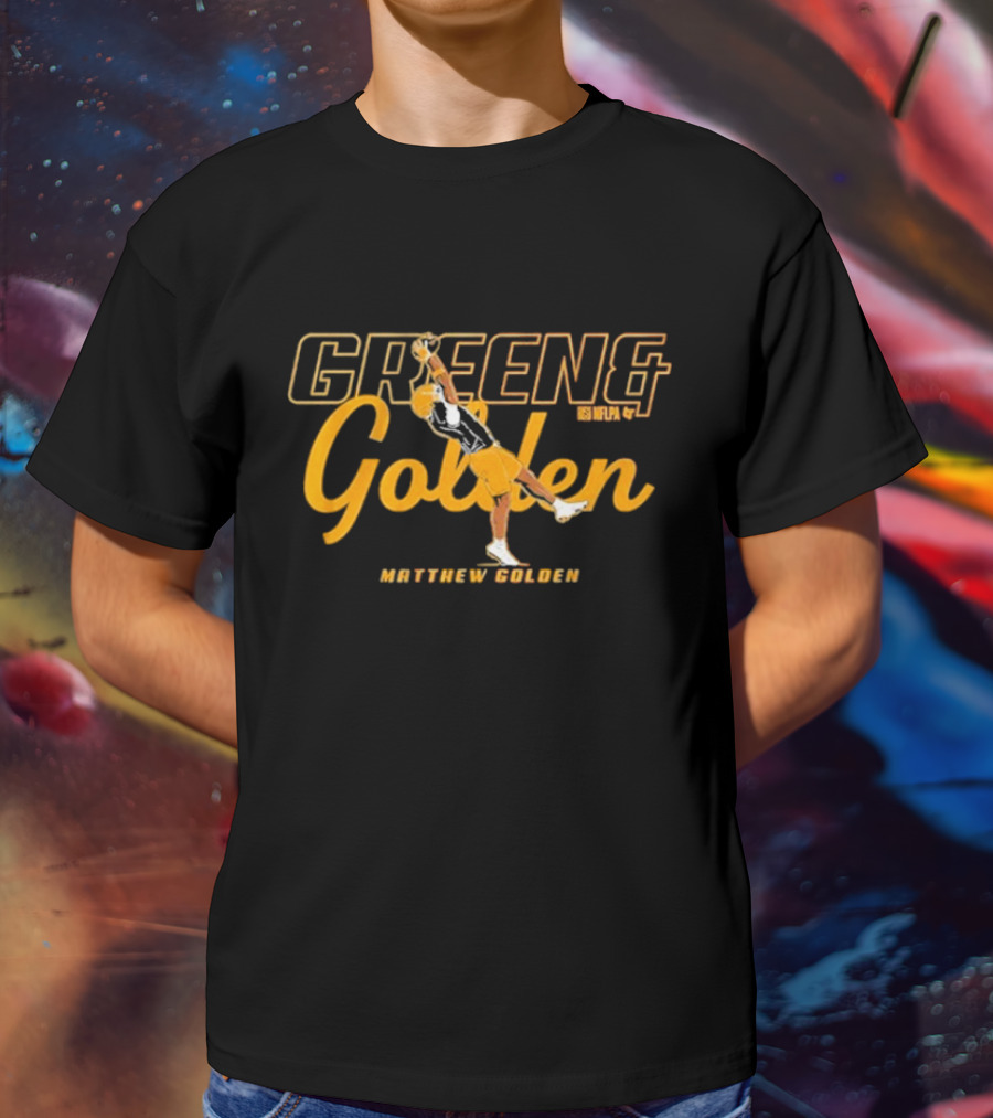 Green And Golden Matthew Golden Catch 88 T-Shirt