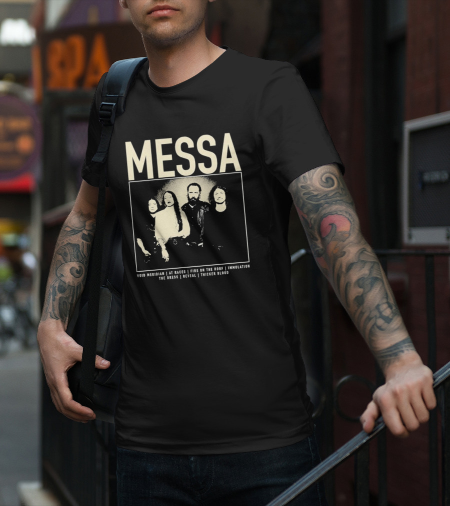 Messa Foxglove At Once Face On The Sand Unsolation The Drill I Dread Thicker Blood T-Shirt