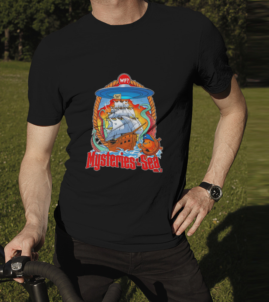 Mysteries Of The Sea Vol. 2 UFO Pirate Ship Cartoon WF? T-Shirt