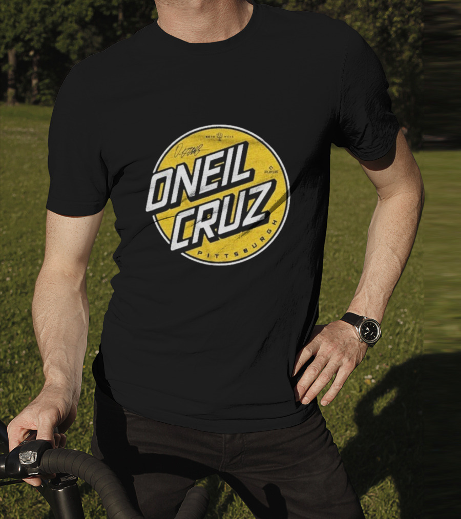 Oneil Cruz Pittsburgh Pirates Moto Wear Players Circle T-Shirt