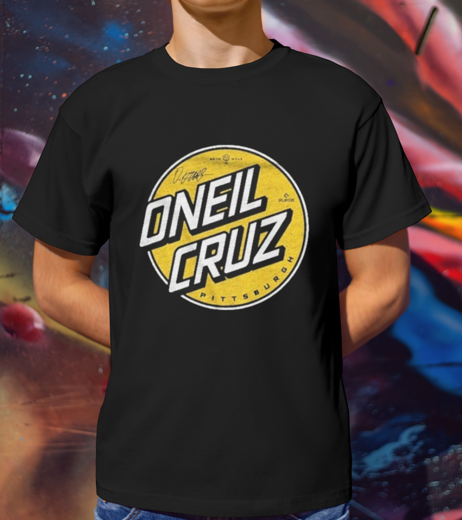 Oneil Cruz Pittsburgh Pirates Moto Wear Players Circle T-Shirt