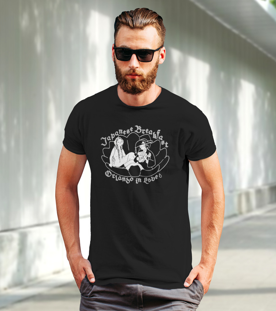 Japanese Breakfast Orlando In Love Cobalt Lotus Duo T-Shirt