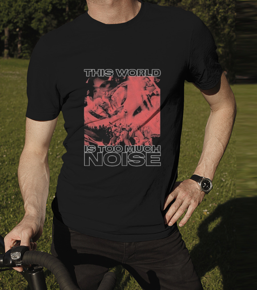 This World Is Too Much Noise Rise Against Concert Imagery T-Shirt
