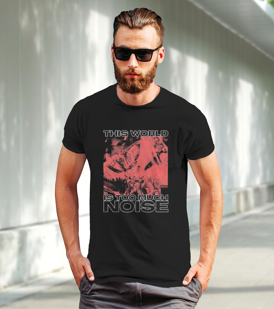 This World Is Too Much Noise Rise Against Concert Imagery T-Shirt