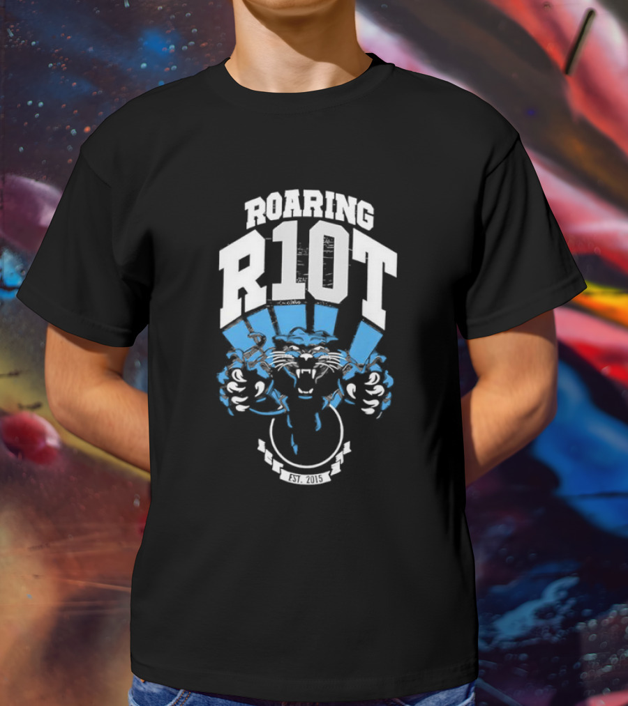 Roaring R1OT Blue Panther 2025 T-Shirt
