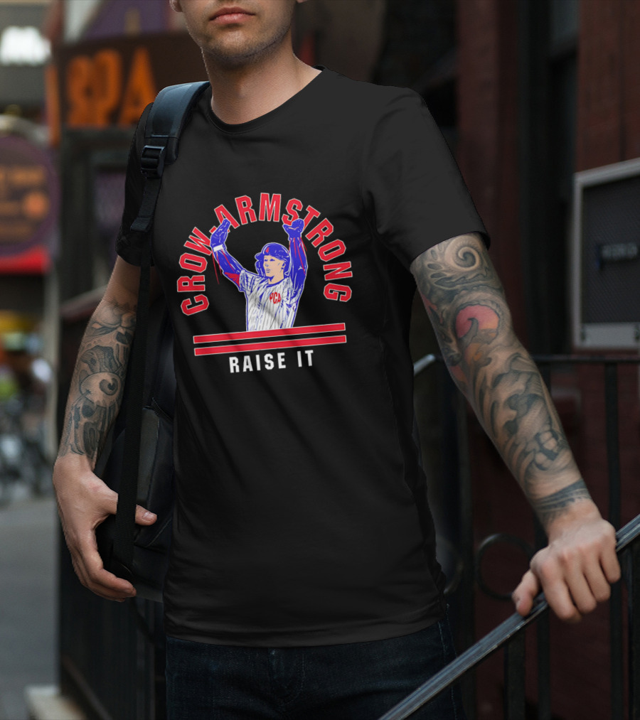 Crow-Armstrong PCA Raise It Baseball Victory Icon T-Shirt